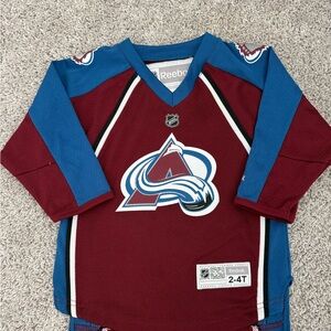 Reebok NHL kids Colorado Avalanche Hockey Jersey 2-4t